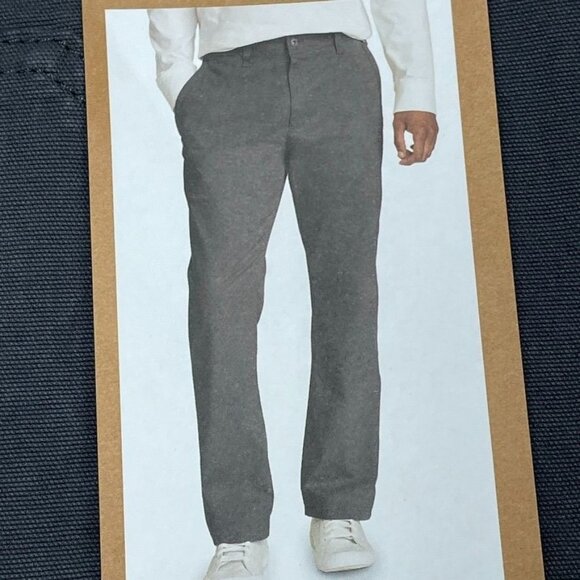 Eddie Bauer Canvas Utility Pants 34x29 Gray Stretch Durable Men’s a0624 - Picture 1 of 6